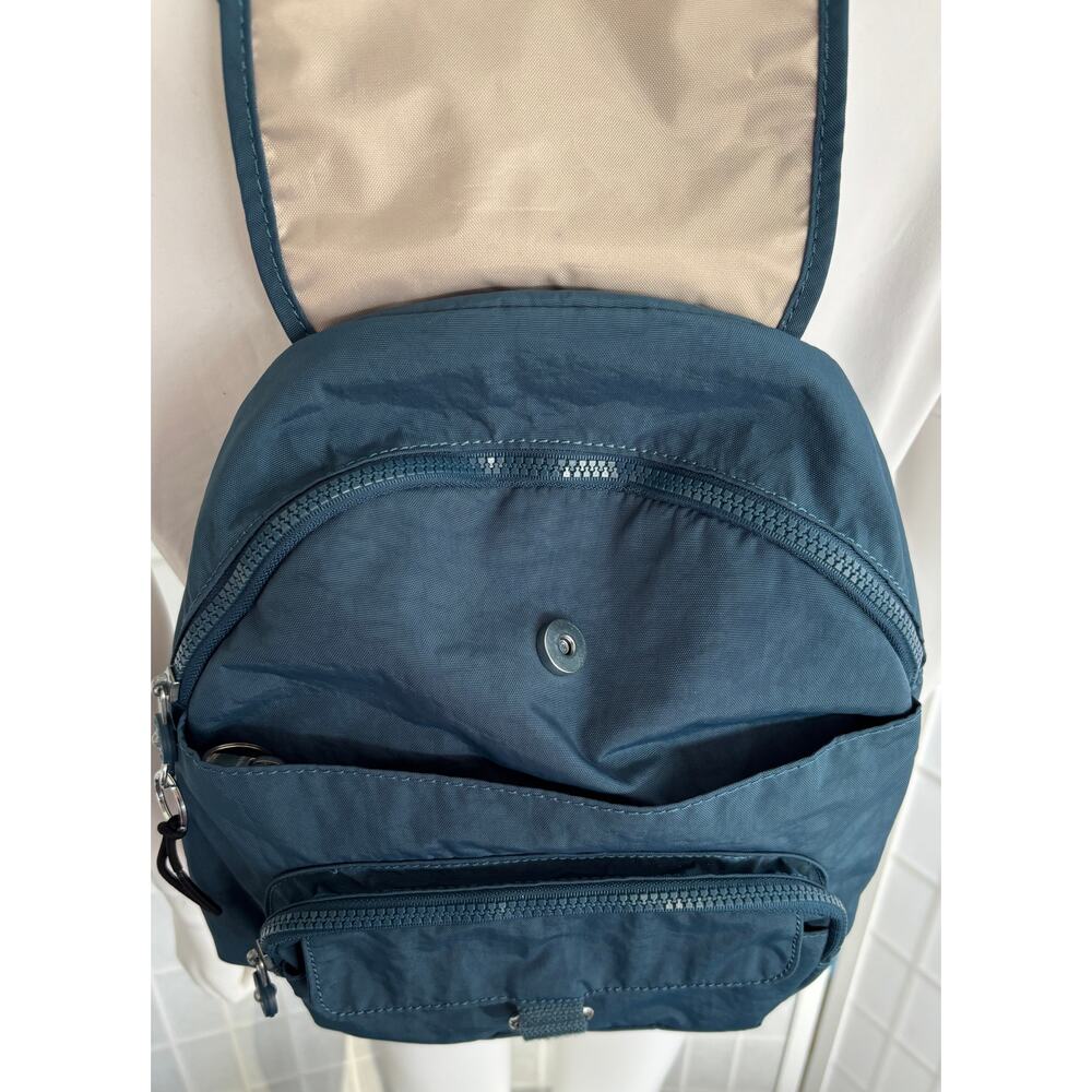 Kipling Nylon Mini Backpack Blue Adjustable Strap… - image 3